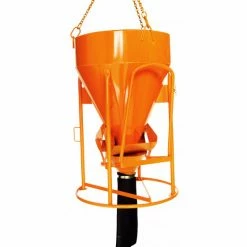 Offres 👍 BENNE À BÉTON EICHINGER 2000 L À TUYAU CYLINDRO-CONIQUE À ENTONNOIR-MÉCANIQUE SANS VOLANT-101616 🧨