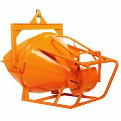 Nouveau 👍 Benne à Béton EICHINGER 1750 L à Fond Ouvrant Couchée-Mécanique Avec Volant-1019V15 ❤️