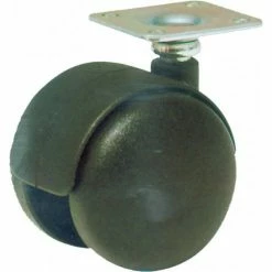 Le moins cher 👏 ROULETTE DE FAUTEUIL PIVOTANTE DBLE GALET D.50 A PLATINE -26360UNIVERSEL ✔️