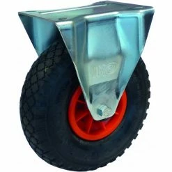 Meilleure affaire 🥰 ROULETTE FIXE CHAPE ZINGUEE ROUE GONFLABLE D.260 150KGS -26460UNIVERSEL 🌟