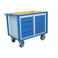 Nouveau 💯 Servante D'atelier équipée 1 Bloc Porte Et 1 Bloc Tiroirs 500 Kg FIMM - 880002991 ❤️