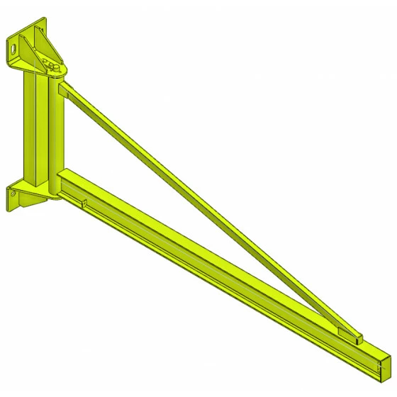 Budget 😉 Potence Murale Portée 2 M Cmu 500 Kg Triangulée Rotation 180° LEVAC - 6126CT02 🌟 3 Budget 😉 Potence Murale Portée 2 M Cmu 500 Kg Triangulée Rotation 180° LEVAC - 6126CT02 🌟