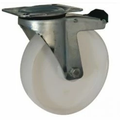 Le moins cher 🧨 ROULETTE FIXE PP BLANC D.100 AL RLX CU 125KGS -26332UNIVERSEL 🥰