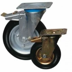 Offres 😉 ROULETTE PIVOT. CHAPE ZINGUEE BANDAGE CAOUTCH. D125 125KGS -26475UNIVERSEL ⌛