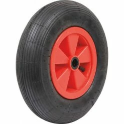 Coupon 👍 Roue Gonflable Jante PVC 400x100mm Alésage 25mm Moyeu 100mm 150kg - 26409UNIVERSEL 😀