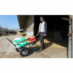 Budget 💯 BROUETTE HAEMMERLIN PRO SELECT AGRICOLA 2 ROUES GONFLÉES -302075701 🛒 8 Budget 💯 BROUETTE HAEMMERLIN PRO SELECT AGRICOLA 2 ROUES GONFLÉES -302075701 🛒 -Haemmerlin magasin agricola twin en situation