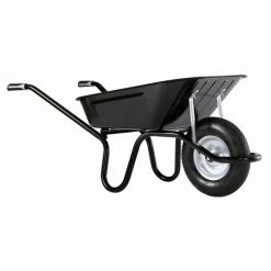 Meilleure vente 🎁 BROUETTE HAEMMERLIN AKTIV EXCELLIUM PEINTE NOIRE ROUE GONFLÉE 100 L -305251006 🌟