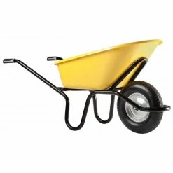 Promo 🌟 Brouette Haemmerlin Pro Select Bati Plus 110L Reno Alpha Peinte Roue Gonflée -305401005 👏