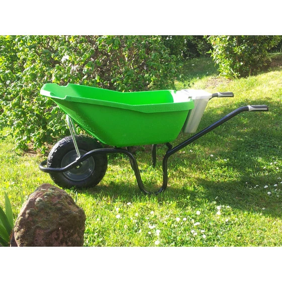 Offres 🔥 BROUETTE HAEMMERLIN POLYPRO PICK UP 110L VERTE ROUE GONFLÉE - 305122005 🛒 4 Offres 🔥 BROUETTE HAEMMERLIN POLYPRO PICK UP 110L VERTE ROUE GONFLÉE - 305122005 🛒 – Image 2