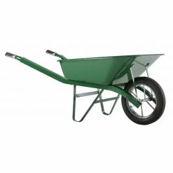 Meilleure vente 😍 Brouette Haemmerlin Pro Select Bati Plus 100L Peinte Verte Roue Pleine -302334006 💯